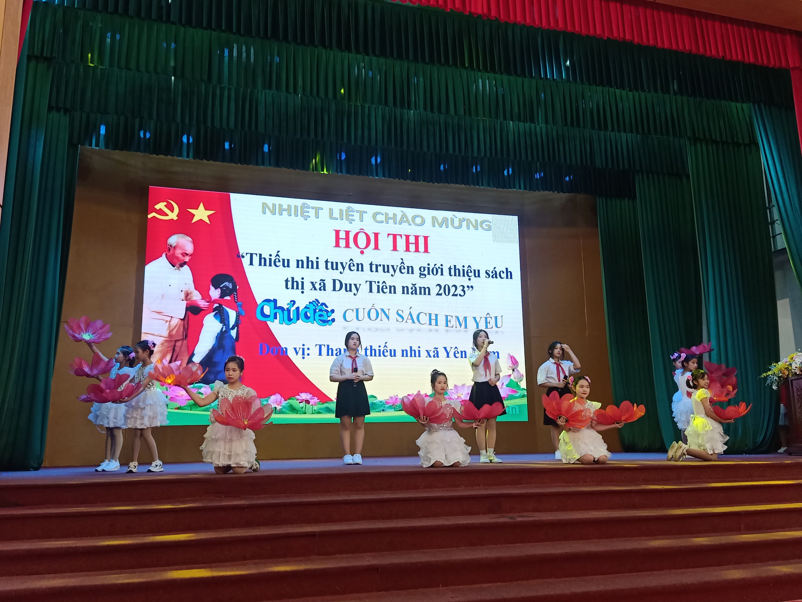 Thị xã Duy Tiên tổ chức Liên hoan Thiếu nhi tuyên truyền  giới thiệu sách năm 2023