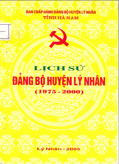 Lịch sử Đảng bộ huyện Lý Nhân 1975-2000