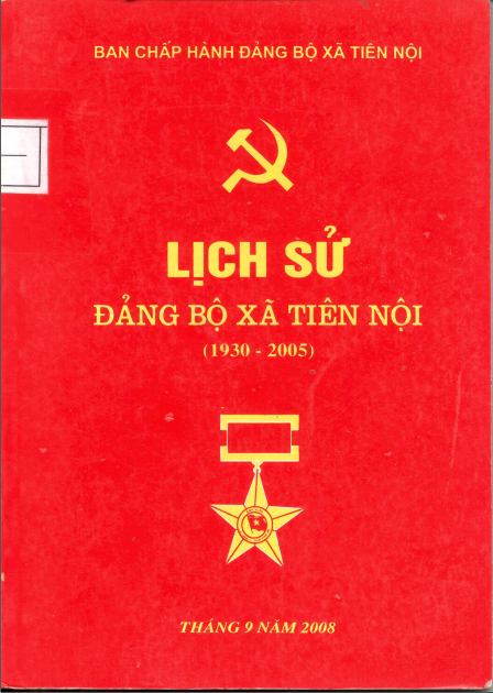 Lịch sử Đảng bộ xã Tiên Nội 1930-2005