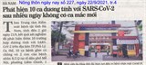 Phát hiện 10 ca nhiễm Sars-CoV-2 sau nhiều ngày không có ca mắc mới